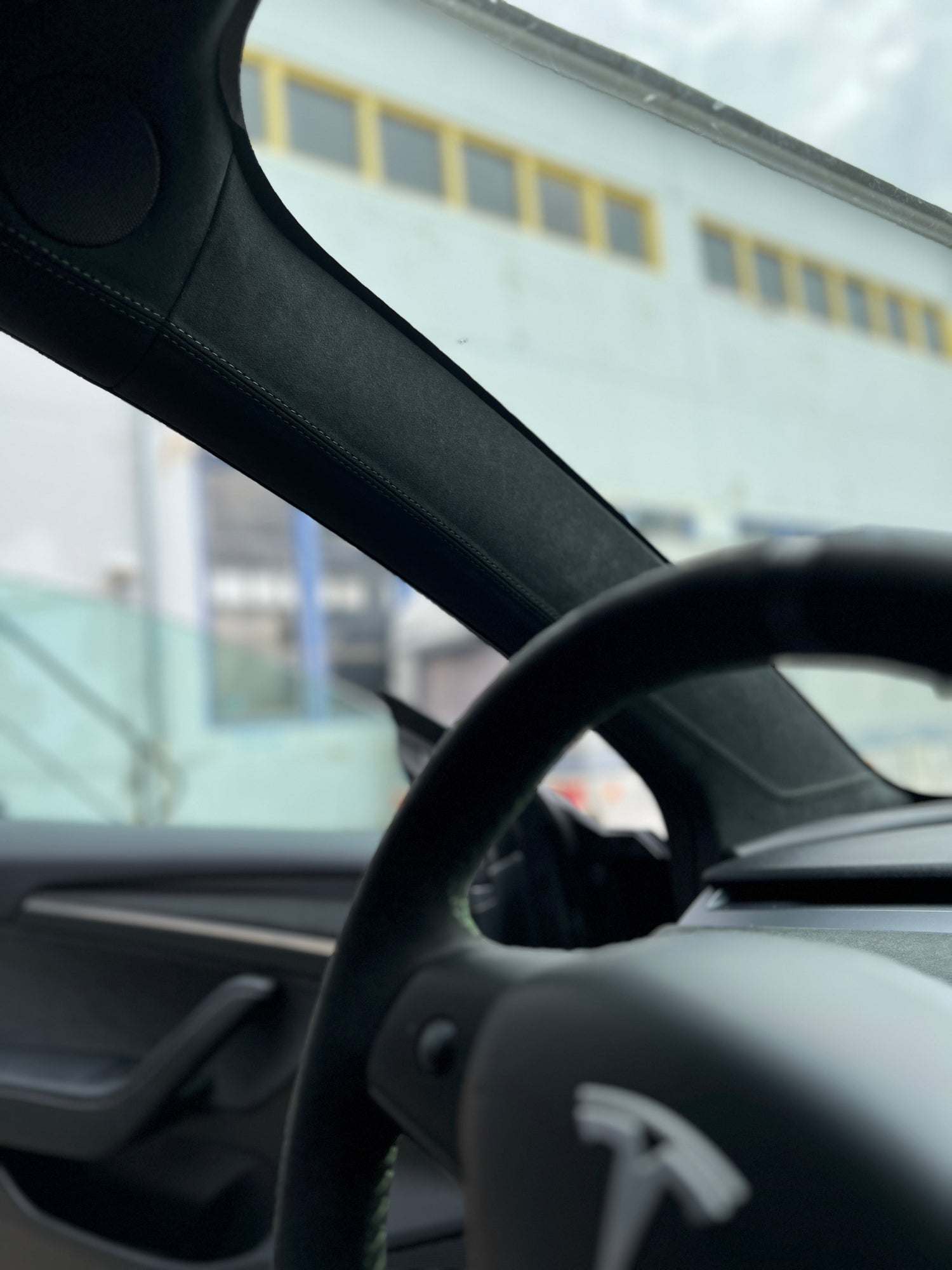 Alcantara / Dinamica Dachhimmel Tesla Model 3 / Y SilentDrive.de