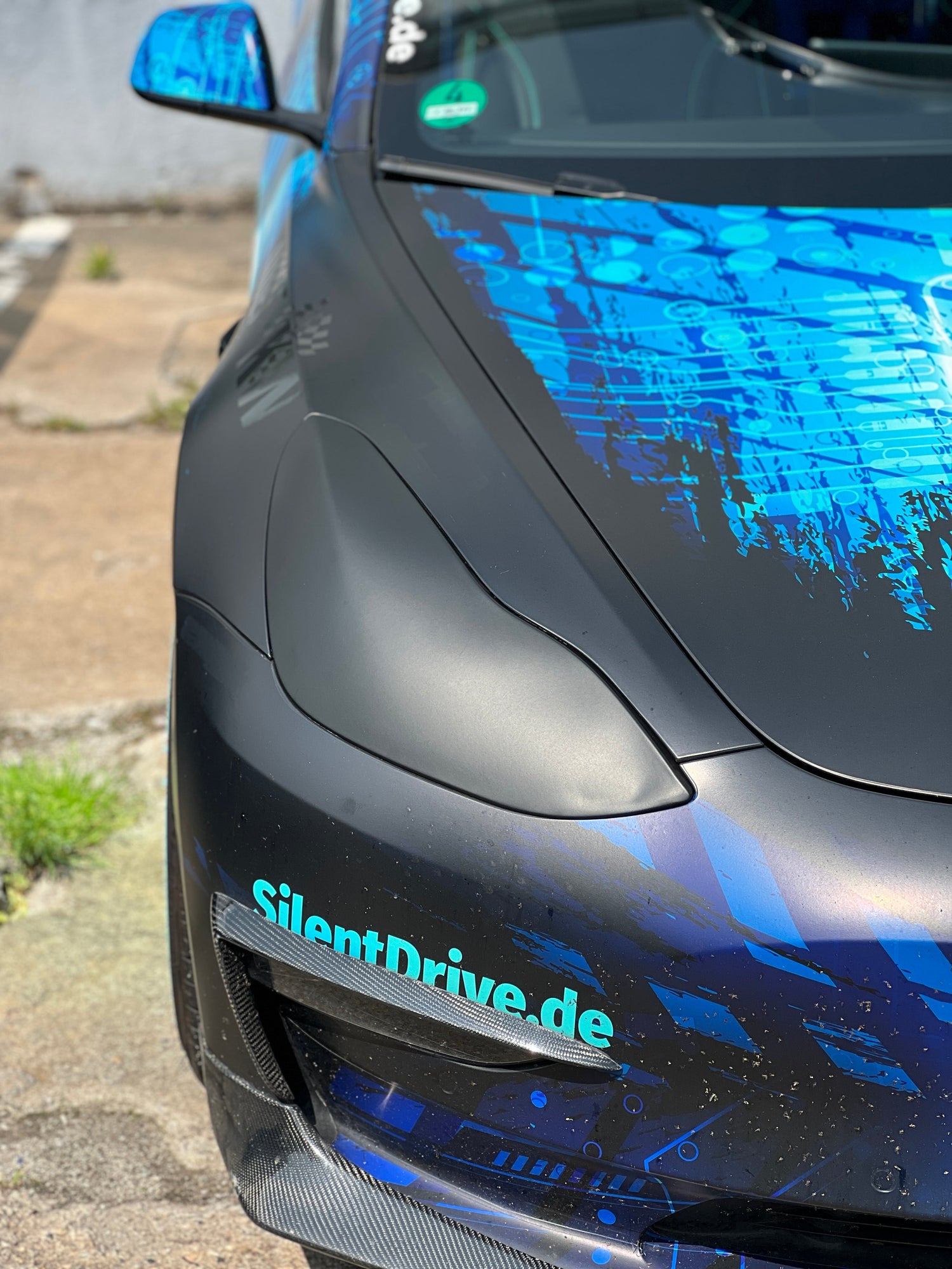 Tesla Model 3 / Y Scheinwerfer Cover SilentDrive.de