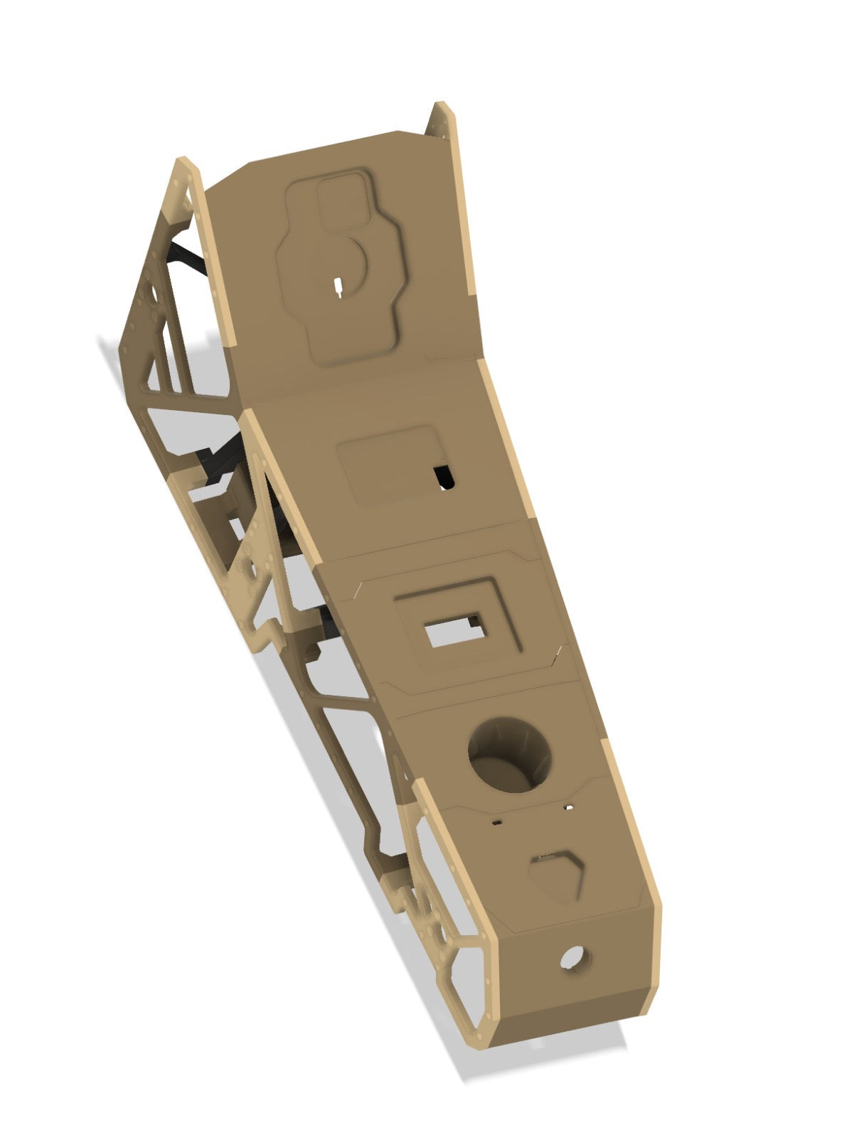 Tesla Model 3 Mittelkonsole Racing