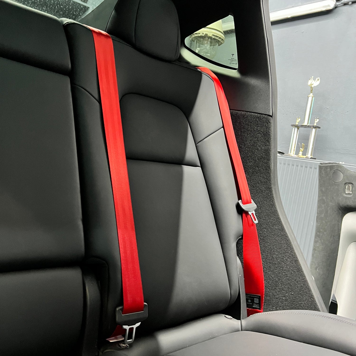 Farbige Sicherheitsgurte Tesla Model 3 / Y Autokorrektur