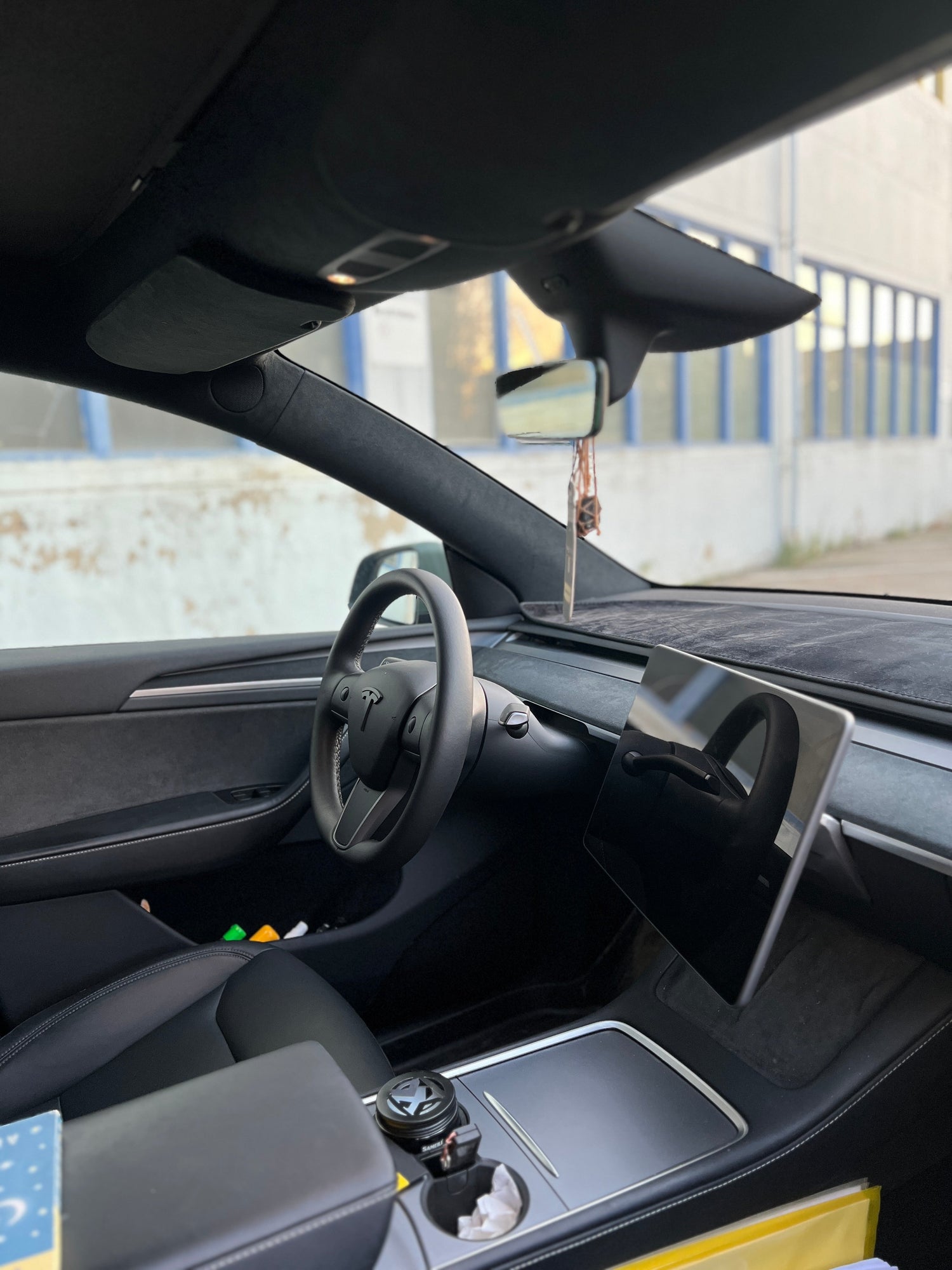 Alcantara / Dinamica Dachhimmel Tesla Model 3 / Y SilentDrive.de
