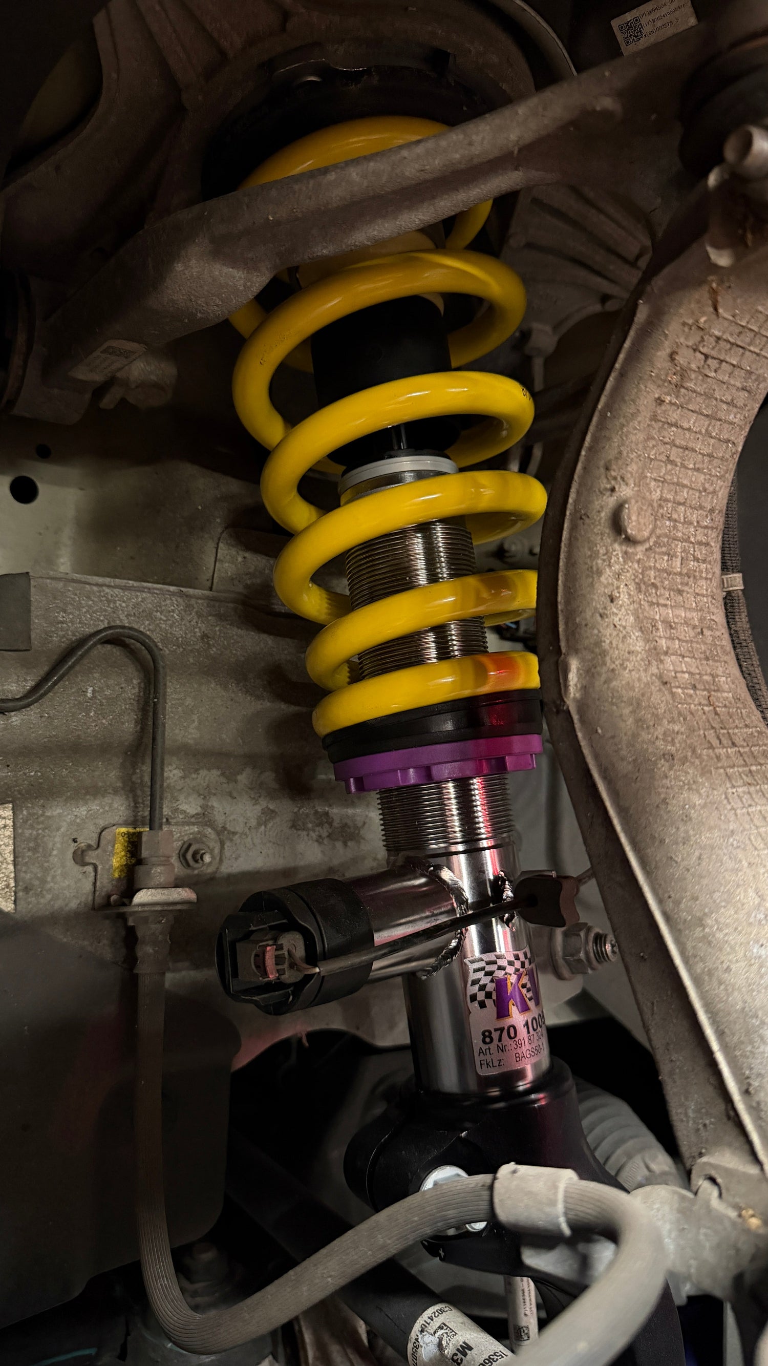 Tesla Model 3 Highland / Y Juniper Performance KW V3 Gewindefahrwerk DDC P&P KW Suspension