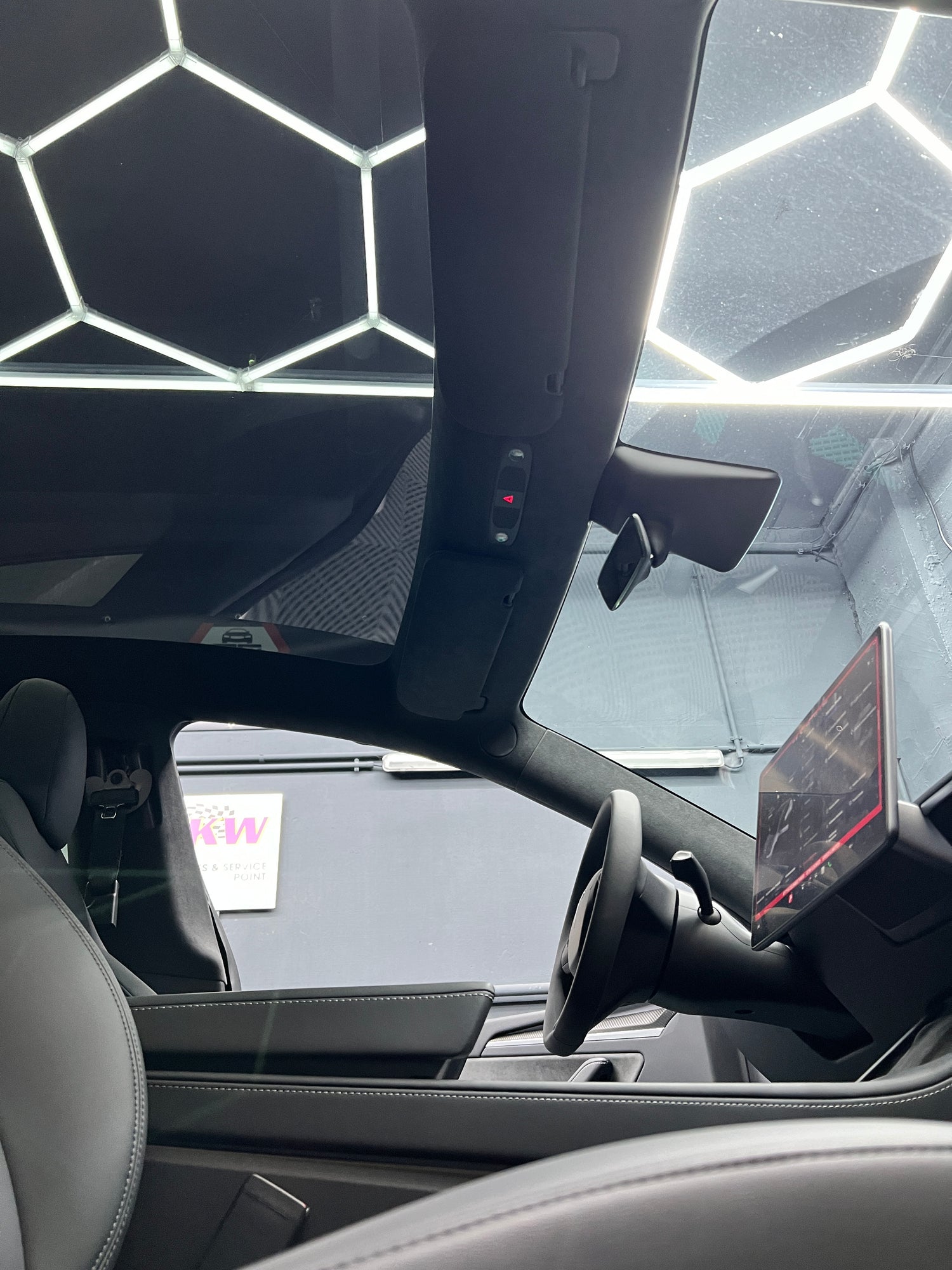 Alcantara Dachhimmel Tesla Model 3 / Y SilentDrive.de