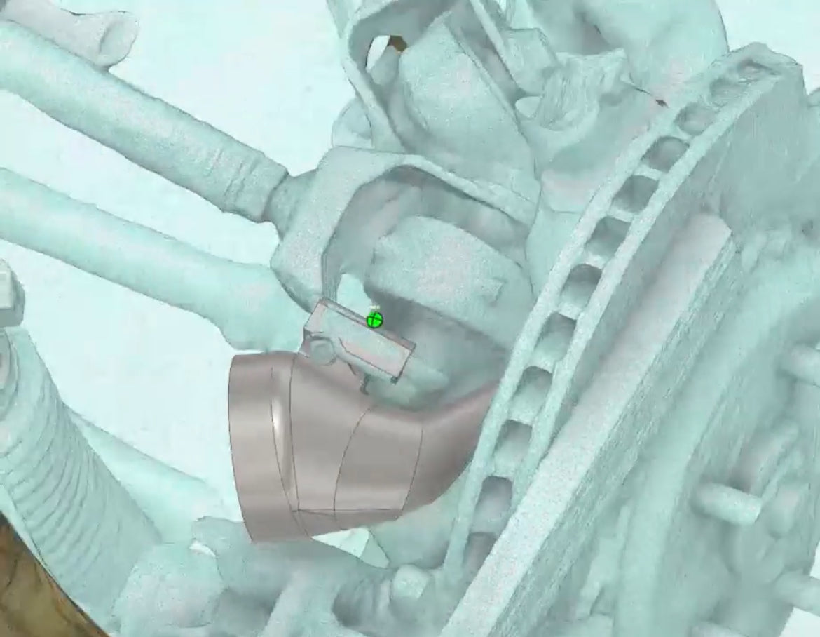 Tesla Model 3 Bremsenbelüftung Hinterachse SilentDrive.de