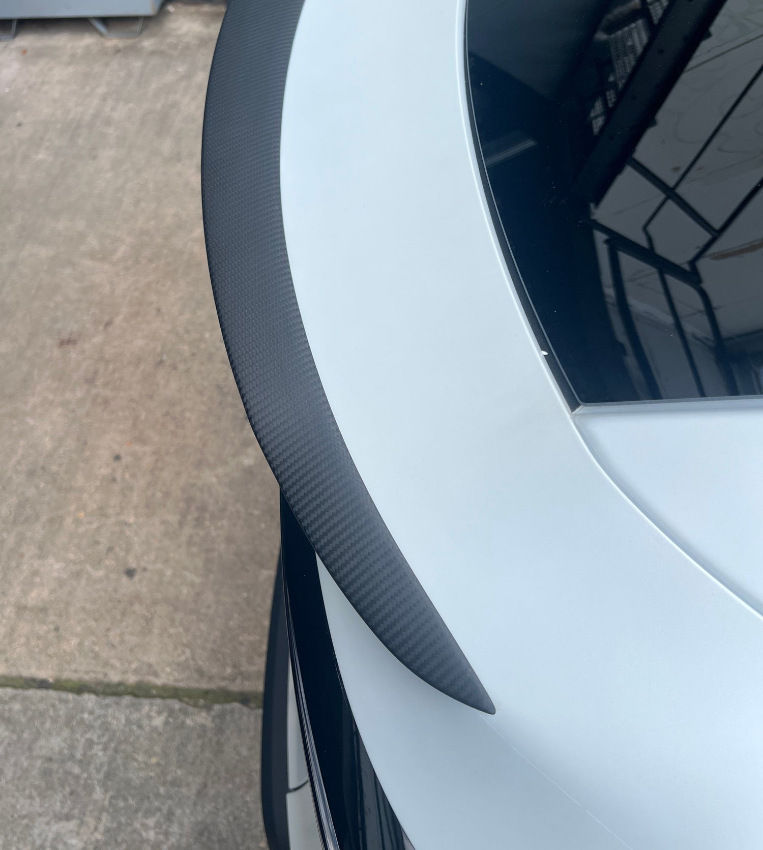 Tesla Model Y Juniper Performance Style Carbon Spoiler Greendrive