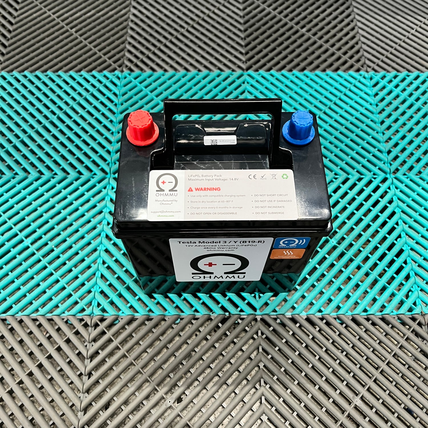 Ohmmu Lithium Batterie mit nur 4kg Gewicht! für Tesla Model 3 / Y (alt) ohmmu