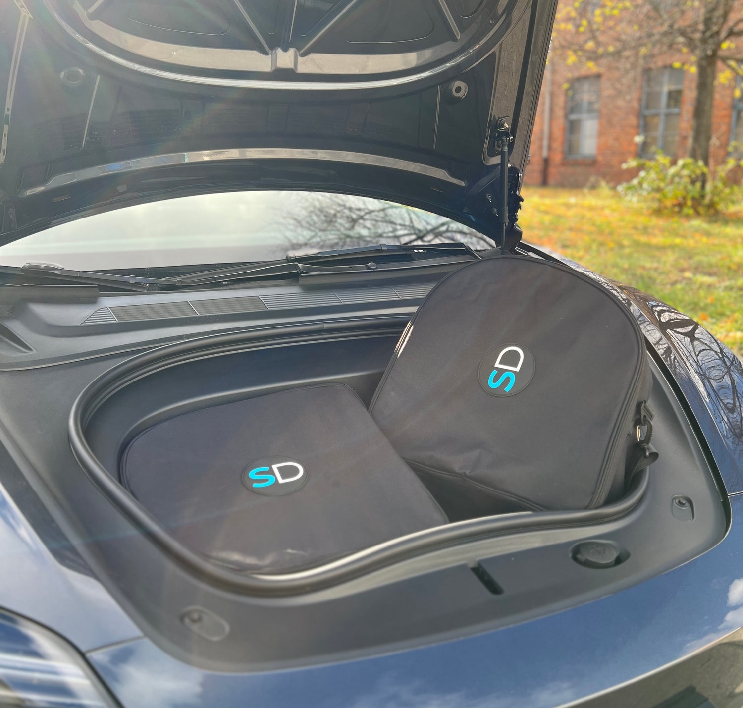 Tesla Model 3 / Y Refresh Frunk Taschen Set / 2 teilig SilentDrive.de