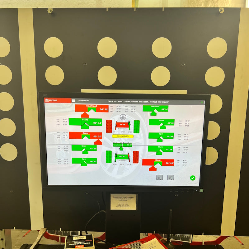 Achsvermessung Tesla Model S / 3 / X / Y Standort Leipzig SilentDrive