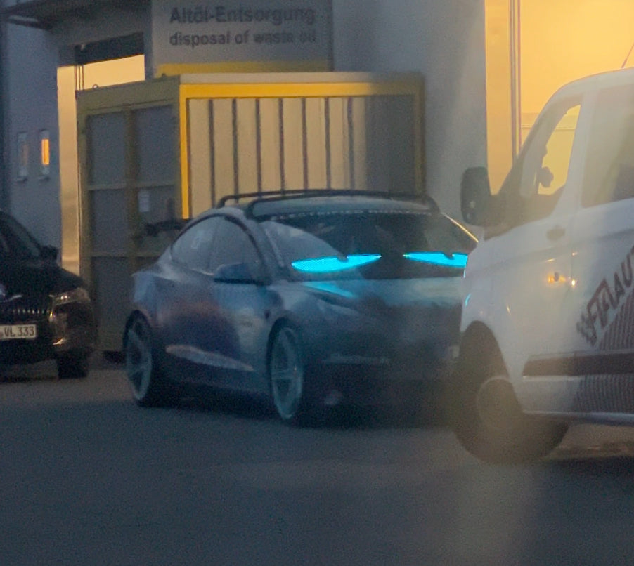 DEVIL Eyes Tesla Model S 3 X Y SilentDrive.de
