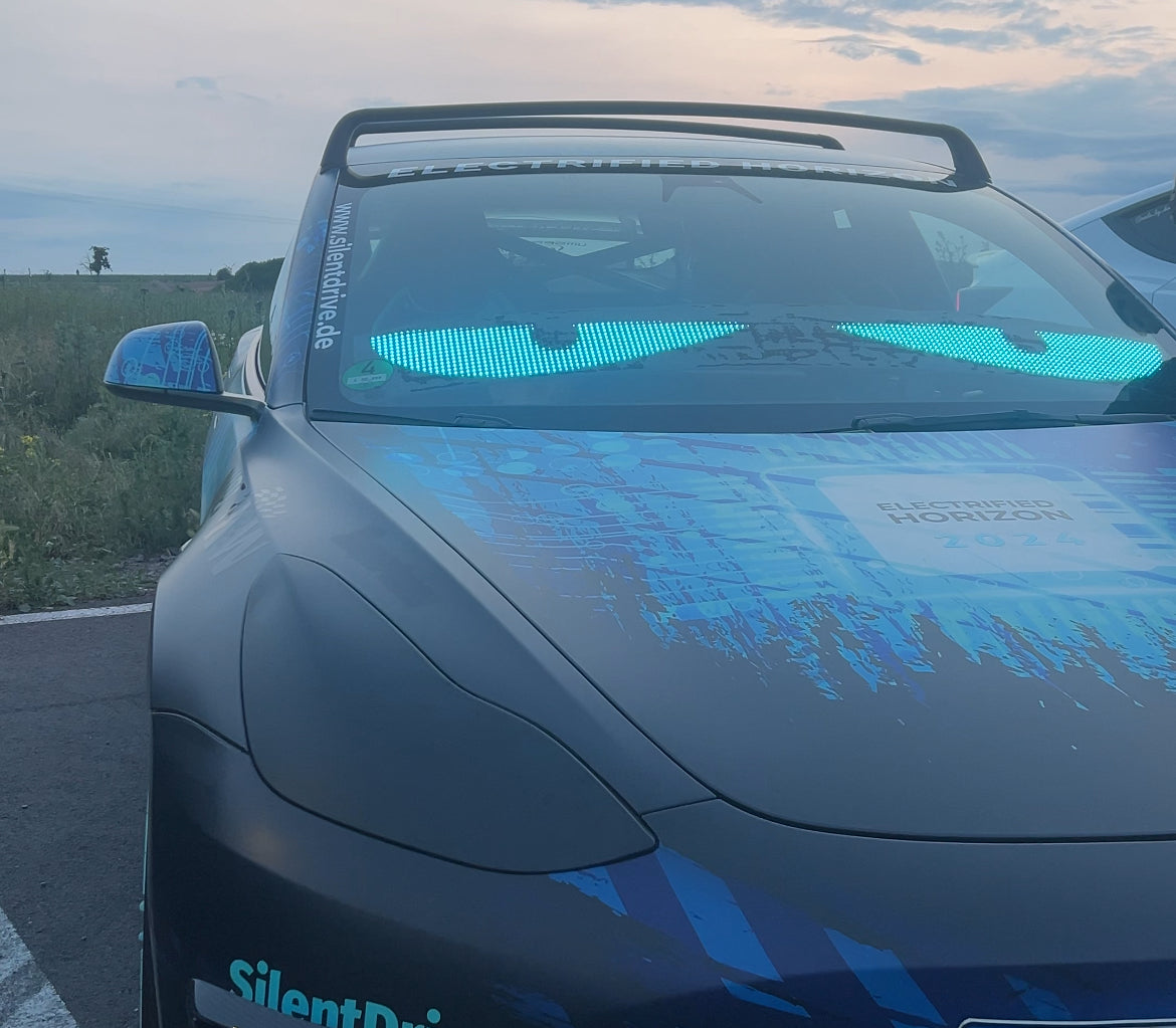 DEVIL Eyes Tesla Model S 3 X Y SilentDrive.de