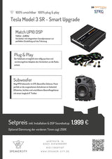 HIFI Update Kit Tesla Model 3 SilentDrive.de