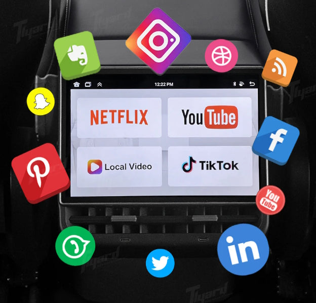 Display Fond für Tesla Model 3 / Y Refresh Tlyard