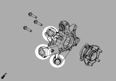 Unibal Lager für Achsschenkel unten Hinterachse Tesla Model 3 / Y SilentDrive.de