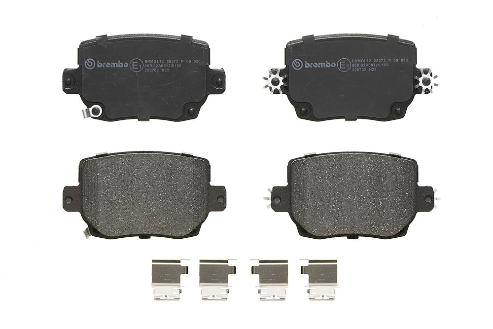 Sport Bremsbeläge Brembo für Tesla Model 3 Performance / Longrange / Standard Range Textar