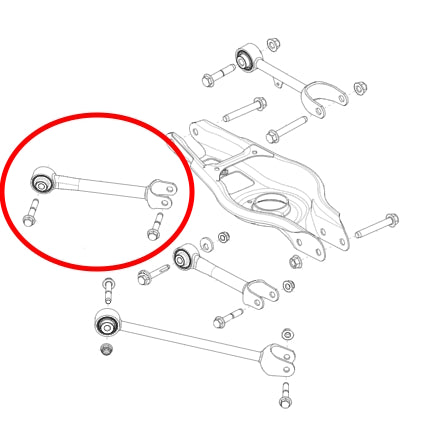 Querlenker / Längslenker Arm Vorn Innen hinten Tesla Model 3 / Y Meyle FEBI