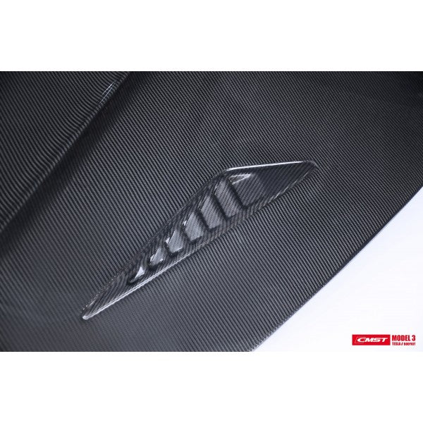 Carbon Motorhaube Tesla Model 3 V1 CMST SilentDrive.de