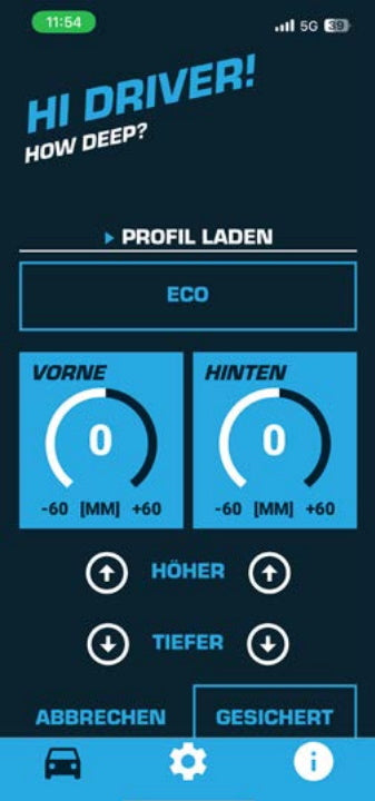 Tieferlegungsmodul Tesla Model S / X Luftfahrwerk mit TÜV Vektor
