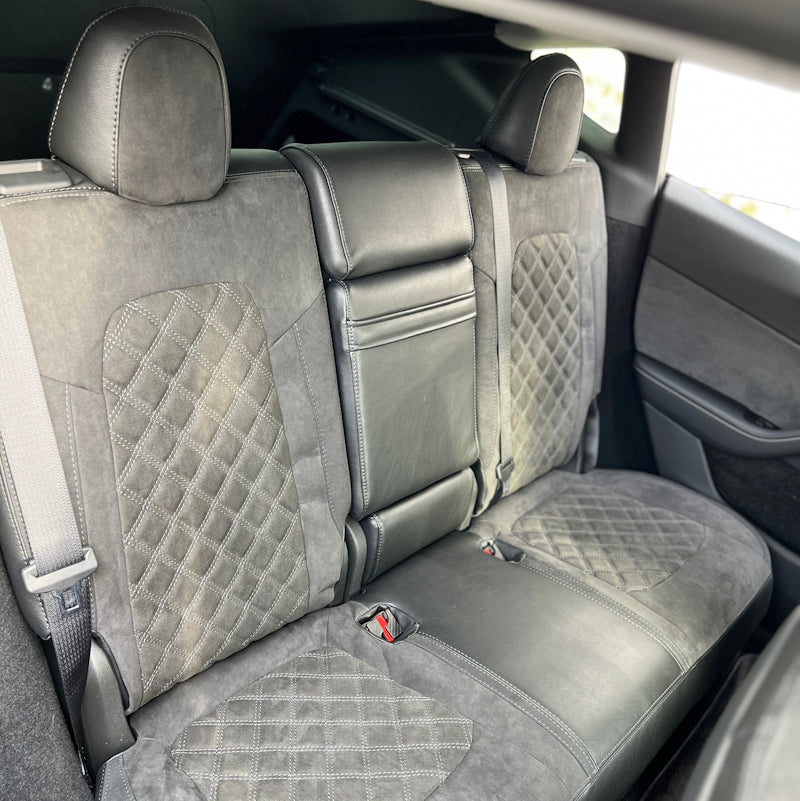 Individuelle Sitzbezüge Tesla Model 3 SilentDrive.de