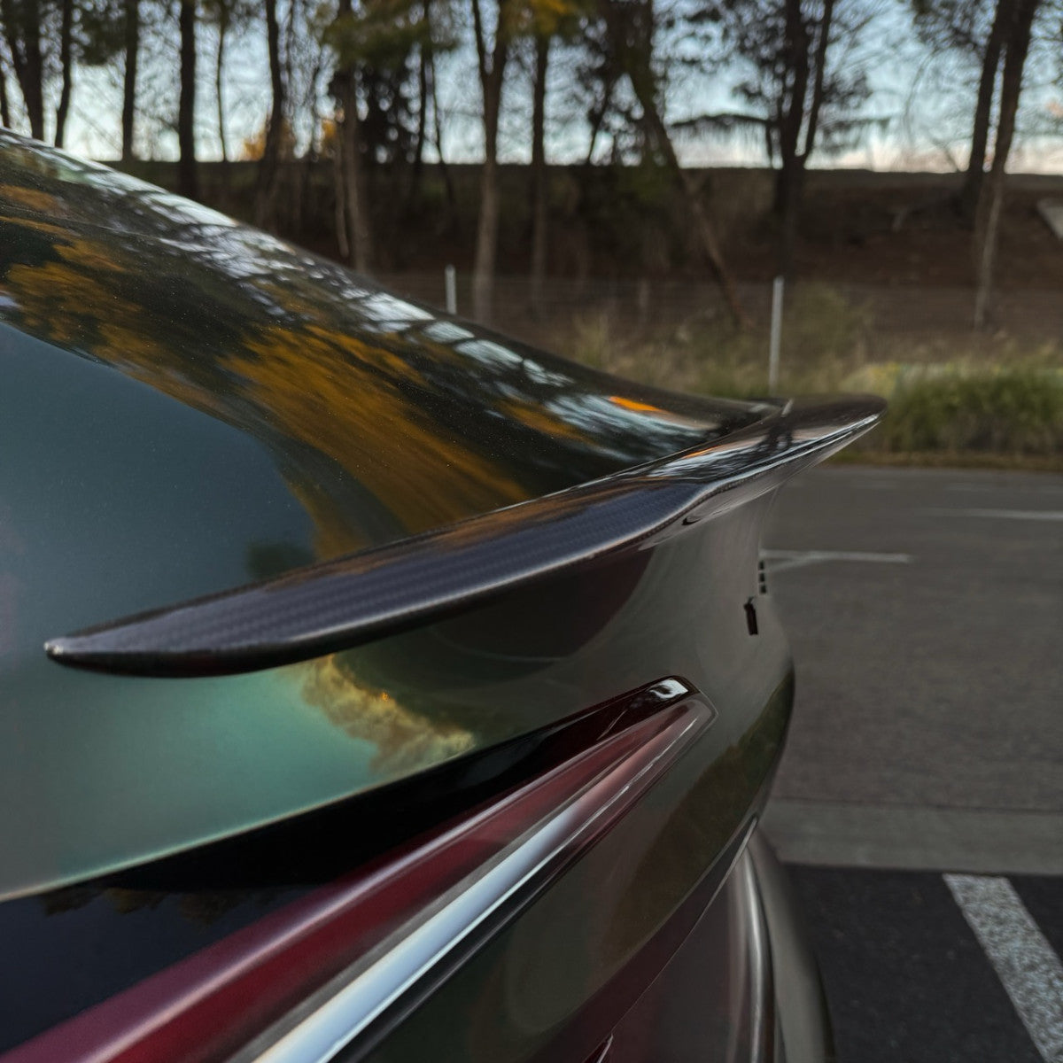Tesla Model Y Juniper Performance Style Carbon Spoiler AMPTech