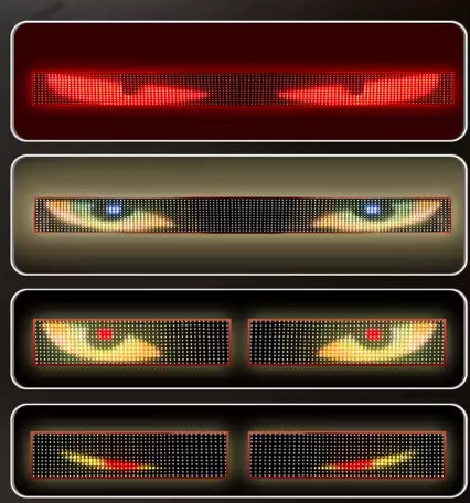 DEVIL Eyes Tesla Model S 3 X Y SilentDrive.de