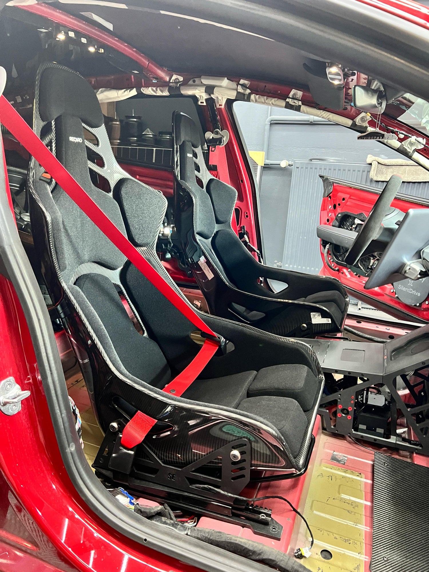 Tesla Model 3 Mittelkonsole Racing