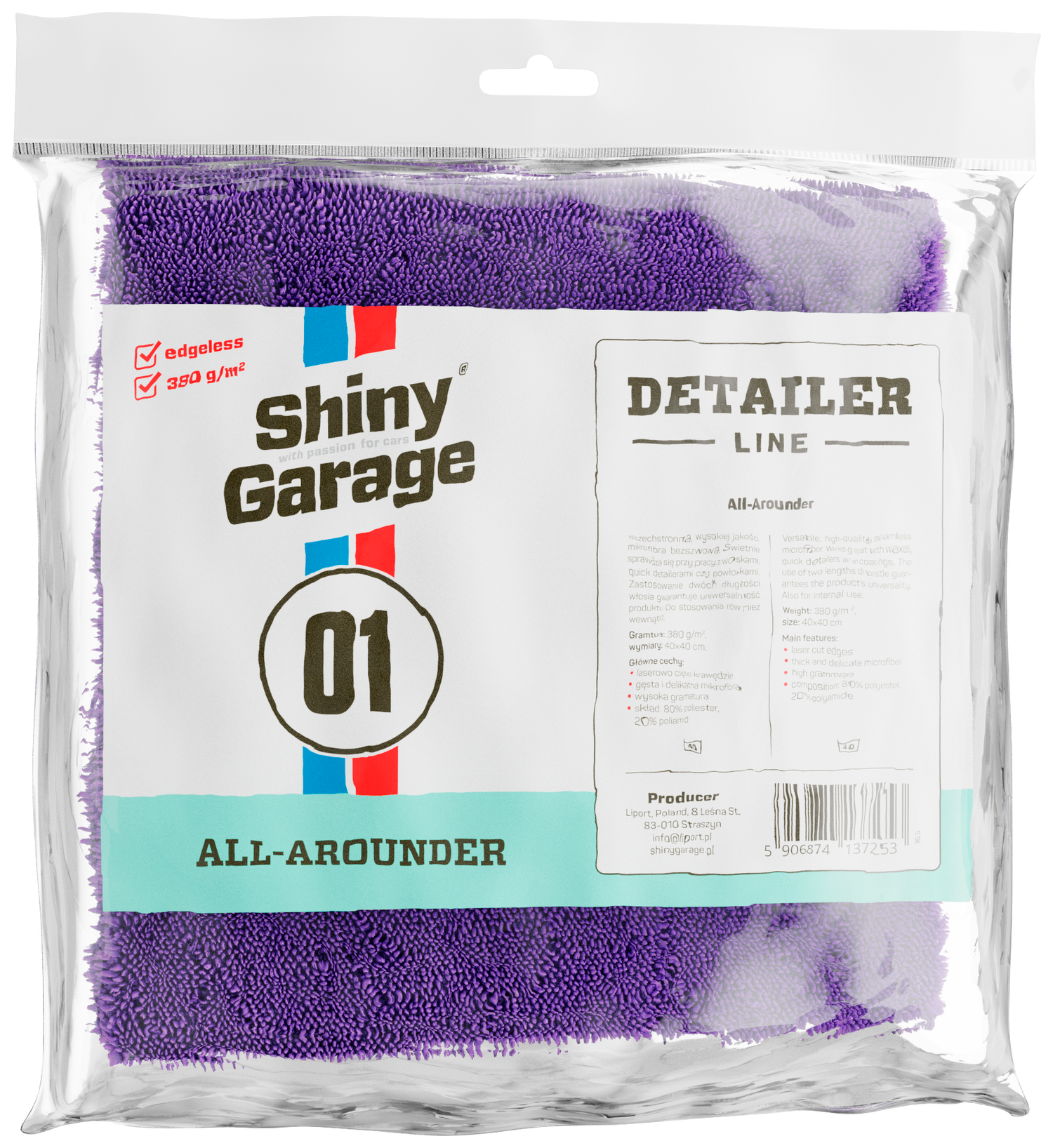 SilentDrive by Shiny Garage Trockentuch 90x60 600GSM Shiny Garage