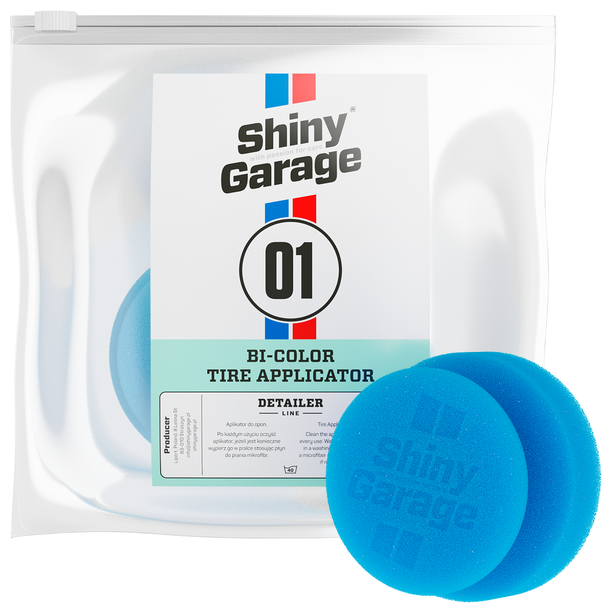 SilentDrive by Shiny Garage Bi Color Reifenapplikator Shiny Garage