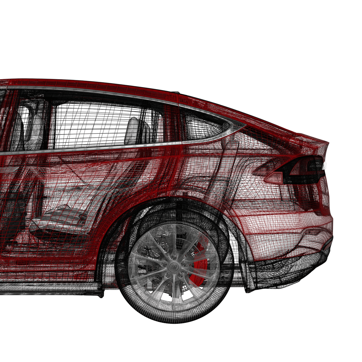 Tesla Model X Motion Detection Modul