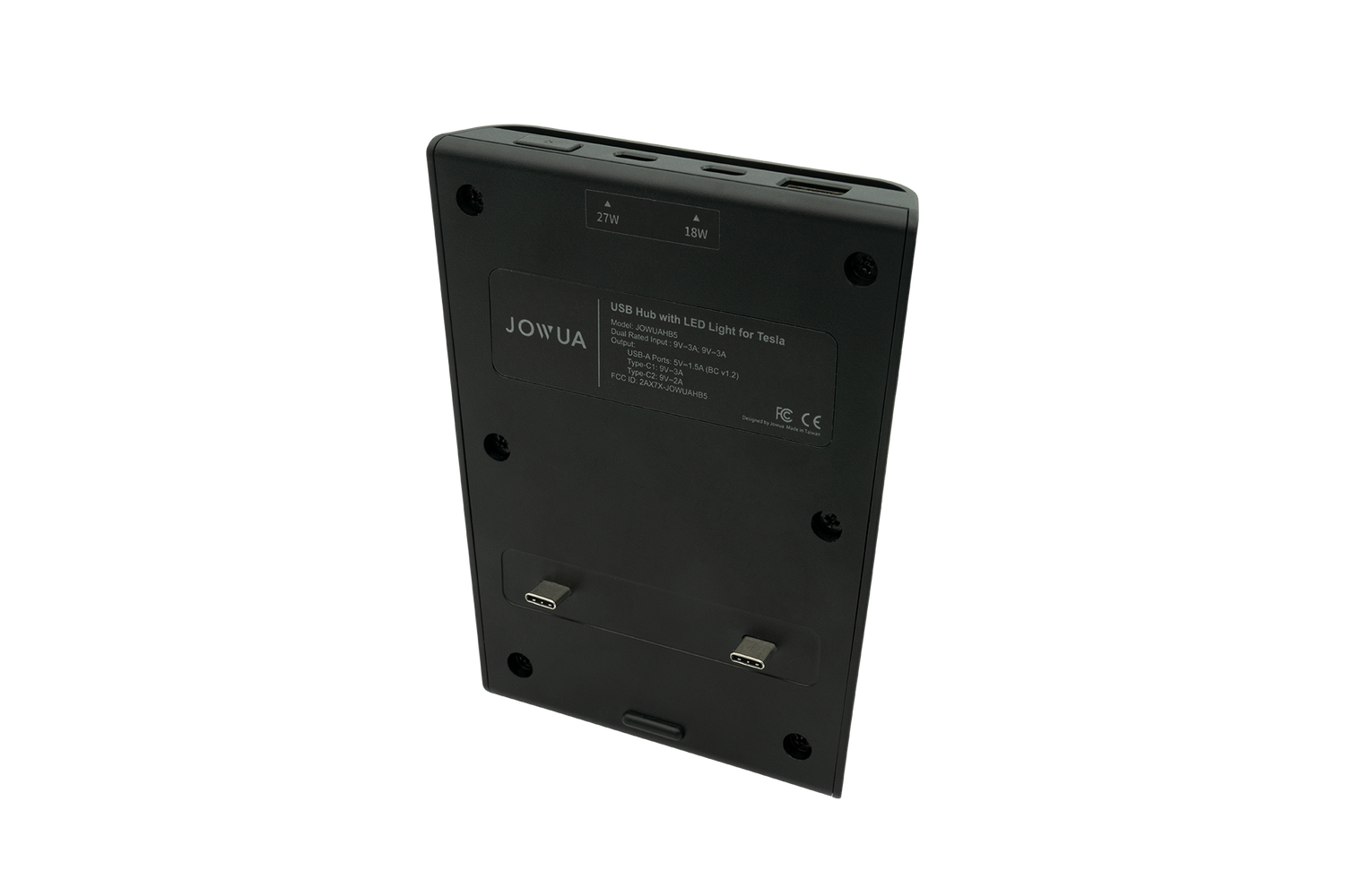 LED Lichthub / Dual USB C Tesla Model 3 / Y AMPTech