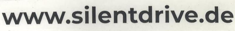 SilentDrive Aufkleber SilentDrive.de