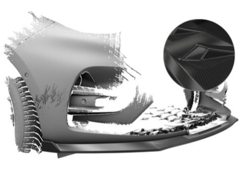 Renault Zoe Frontspoiler CSR csr