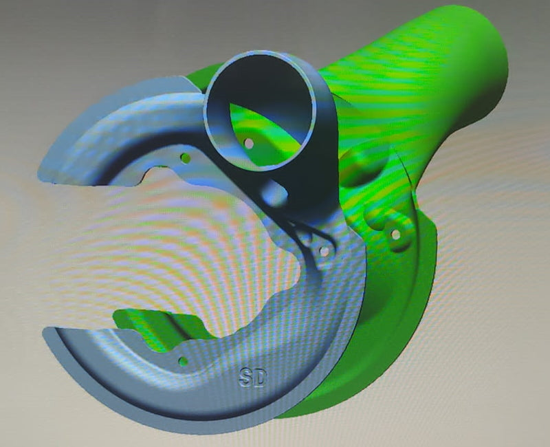Carbon Bremsenbelüftung für Tesla Model 3 Performance SilentDrive.de