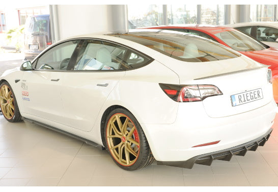Tesla Model 3 Rieger Heckdiffusor Rieger