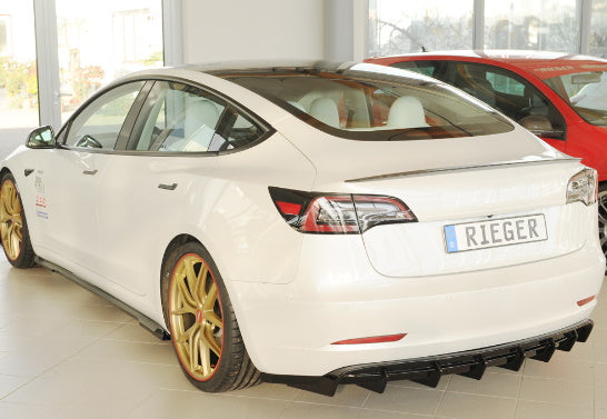 Tesla Model 3 Rieger Heckdiffusor Rieger