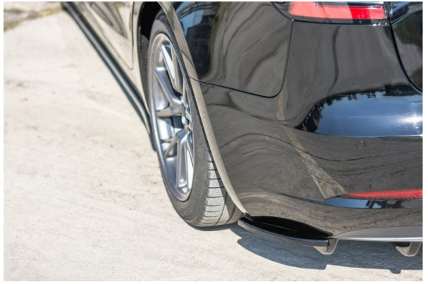 Sideflaps für Heck Ansatz Diffusor für Tesla Model 3 Maxton Design