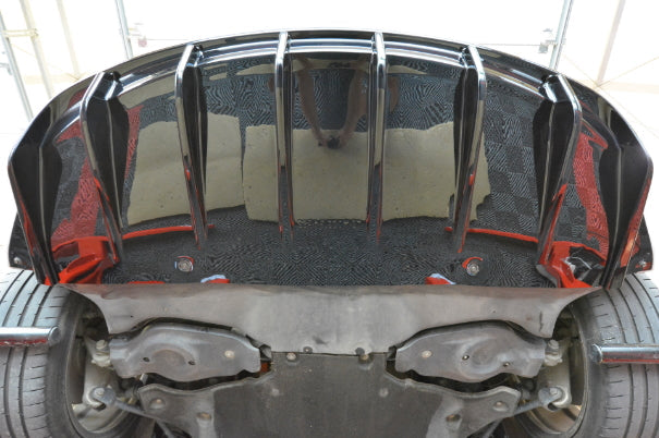 Heck Ansatz Diffusor V2 für Tesla Model 3 Maxton Design