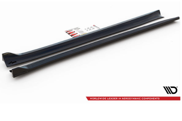 Seitenschweller Ansatz V2 Leisten für Tesla Model 3 Maxton Design