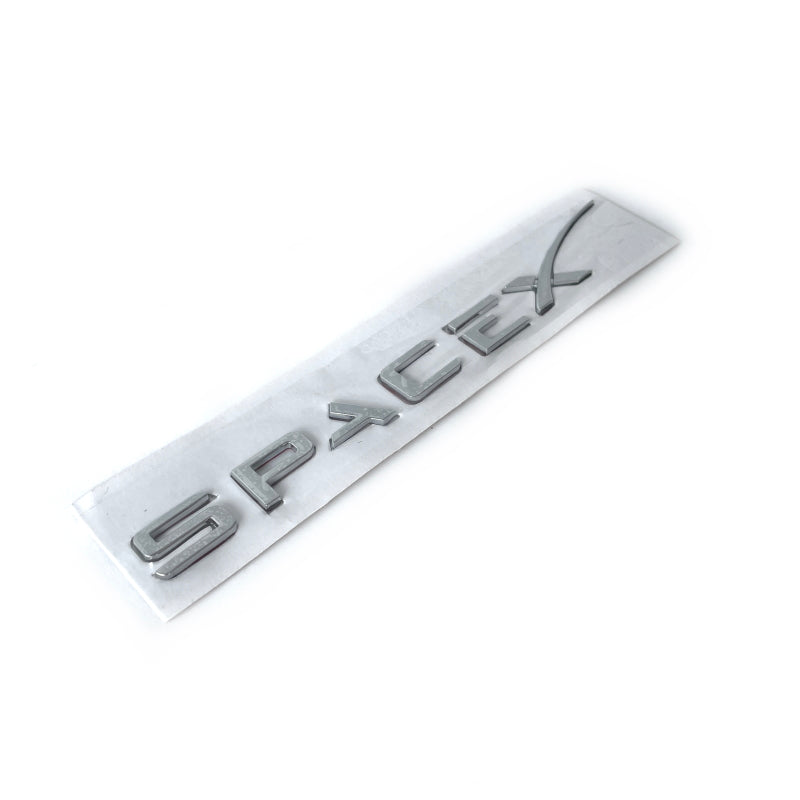 Tesla Model S / 3 / X Schriftzug Space X Heck SilentDrive
