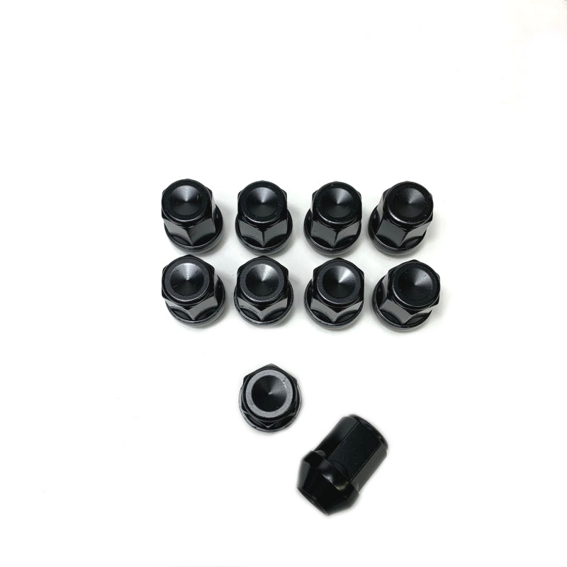 Radmuttern Schwarz M14x1.5 Kegel 60 Grad für Tesla Modelle SCC