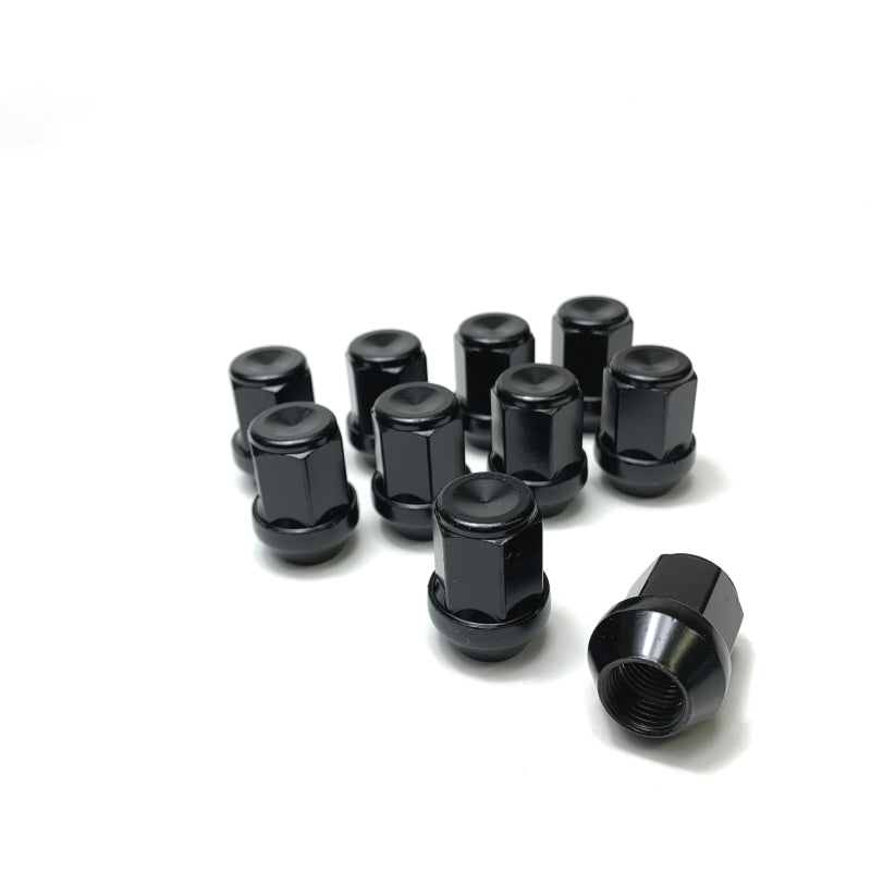 Radmuttern Schwarz M14x1.5 Kegel 60 Grad für Tesla Modelle SCC