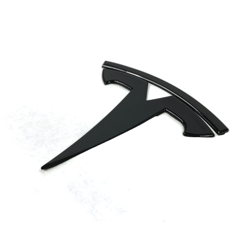 Tesla Model Y Front Logo + Hecklogo schwarz METALL matt oder glanz SilentDrive