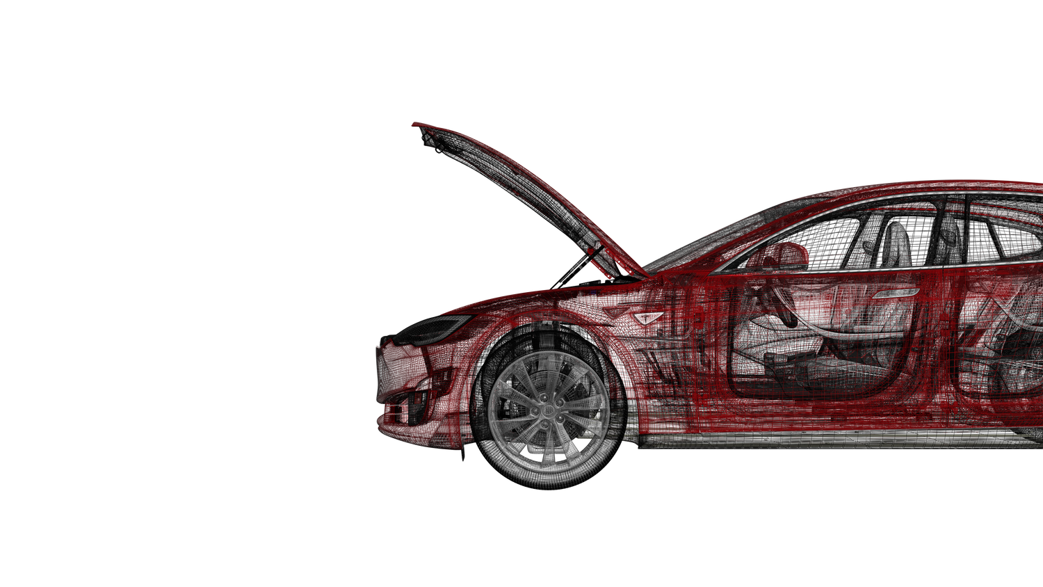 Tesla Model S Frunkautomatik AMPTech