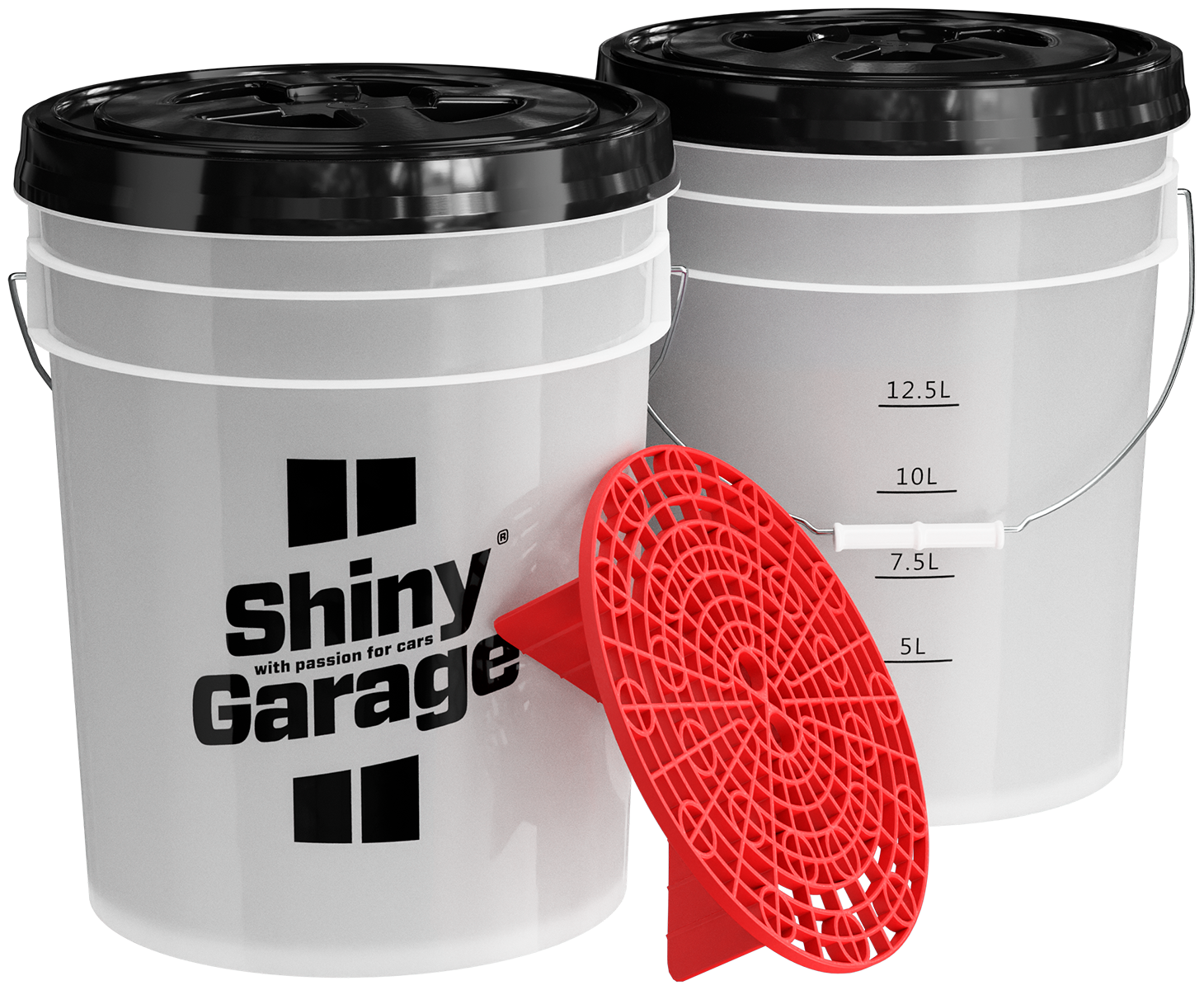 SilentDrive by Shiny Garage Wascheimer 20L inkl. Schmutzsieb Shiny Garage