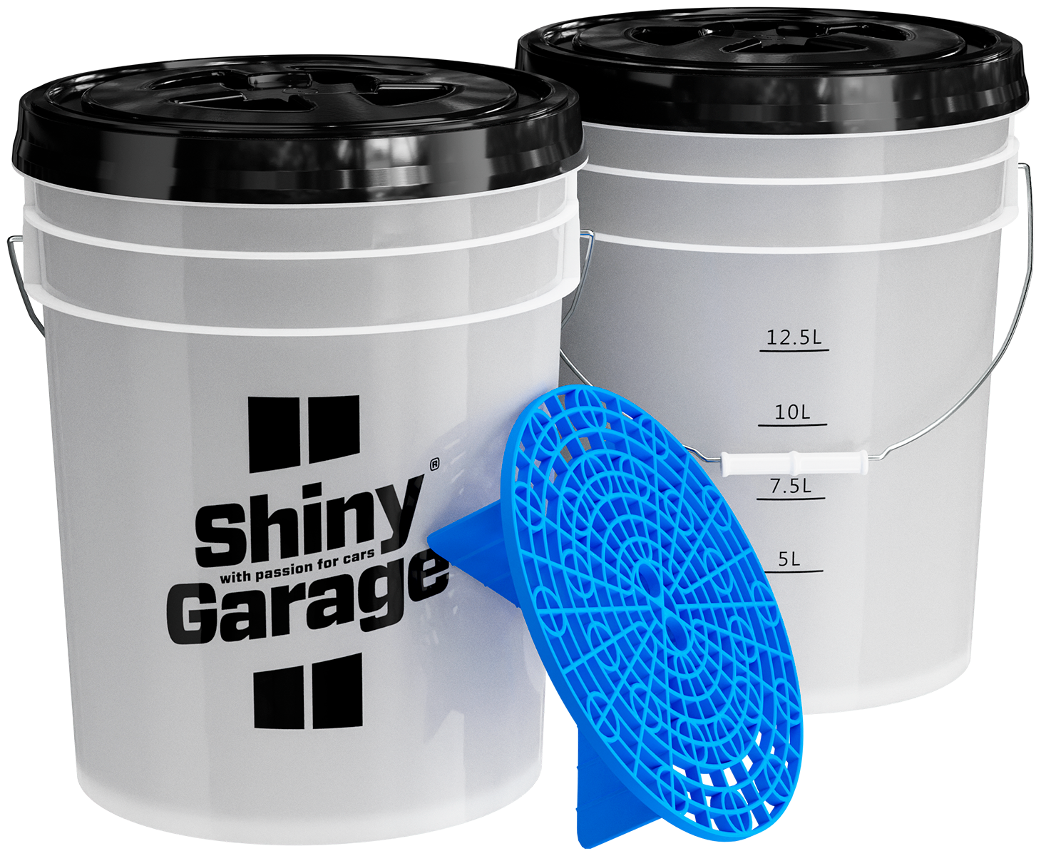 SilentDrive by Shiny Garage Wascheimer 20L inkl. Schmutzsieb Shiny Garage