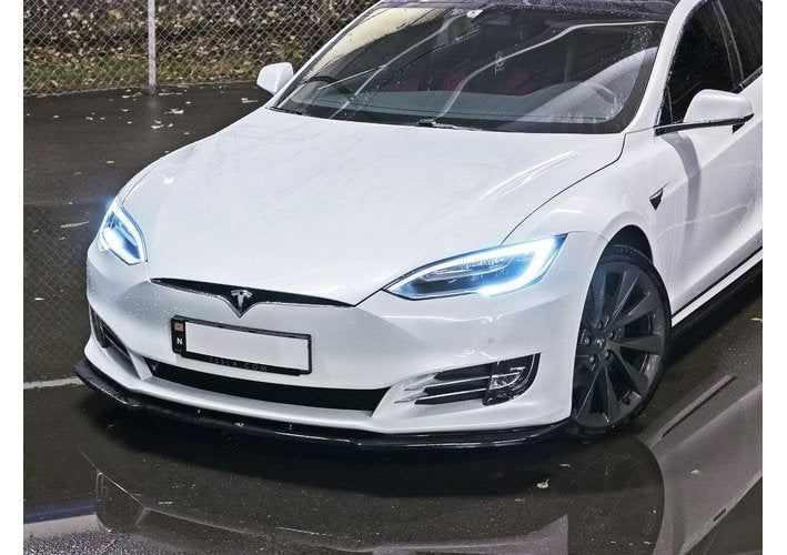 Cup Spoilerlippe Front Ansatz V.1 für TESLA MODEL S Maxton Design