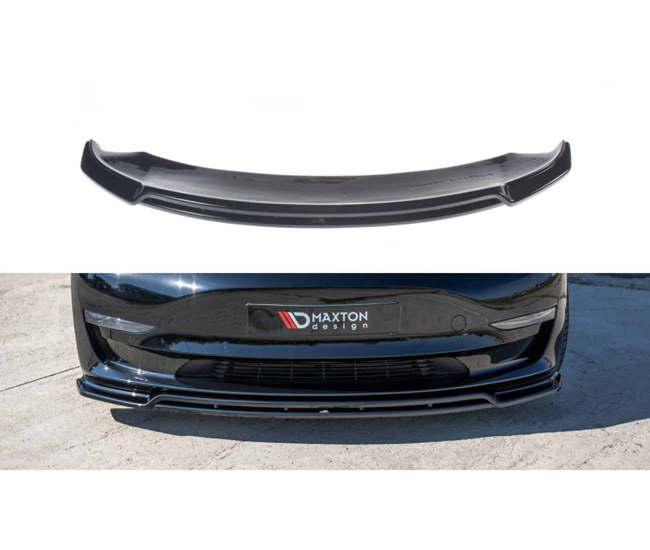 Cup Spoilerlippe V2 Tesla Model 3 Maxton Design