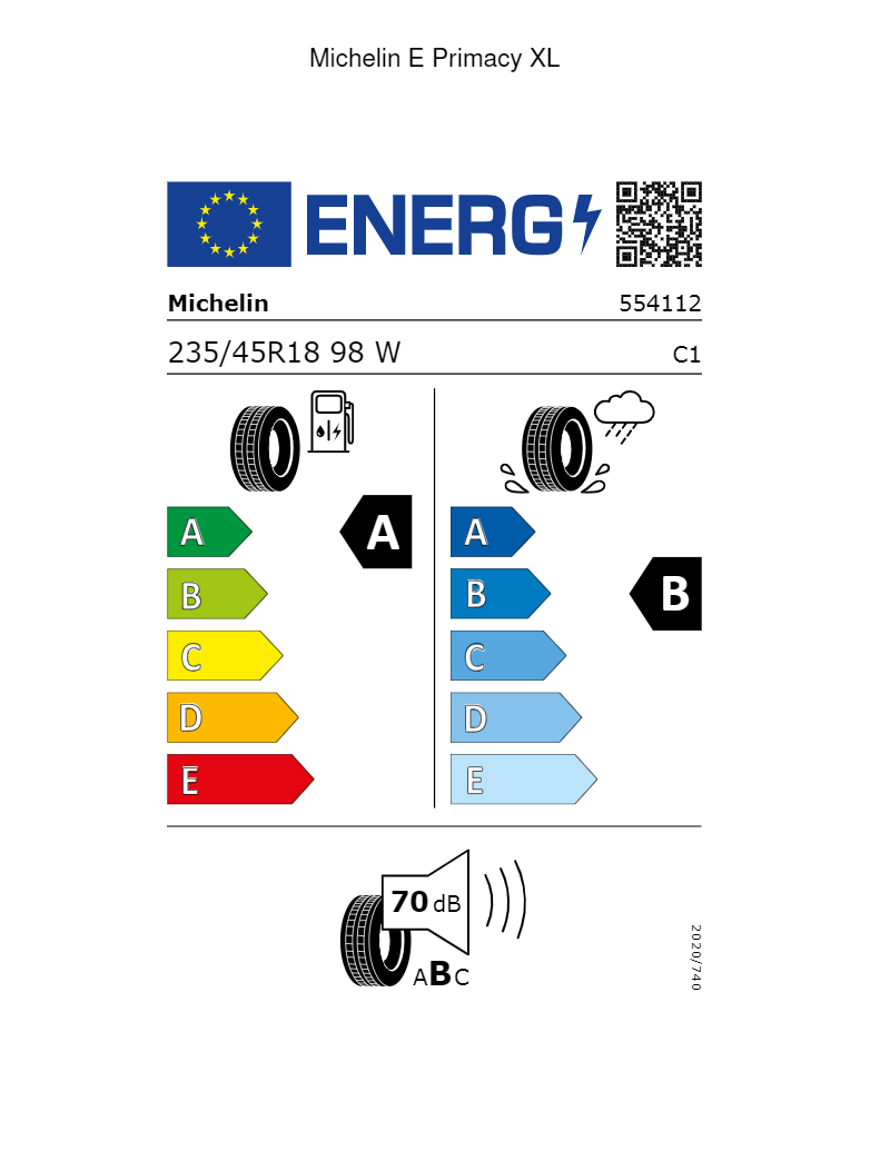 Der effizienteste Reifen für Elektrofahrzeuge! Michelin E Primacy