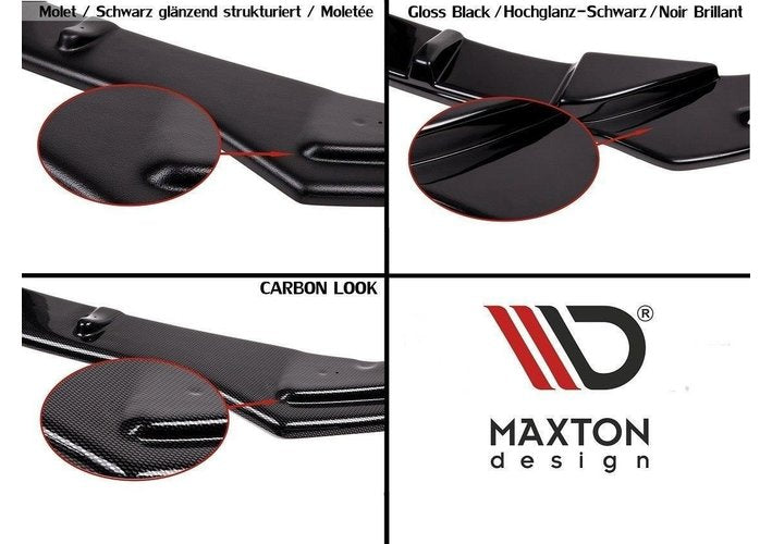 Heck Ansatz Diffusor für Tesla Model S Facelift Carbon Look