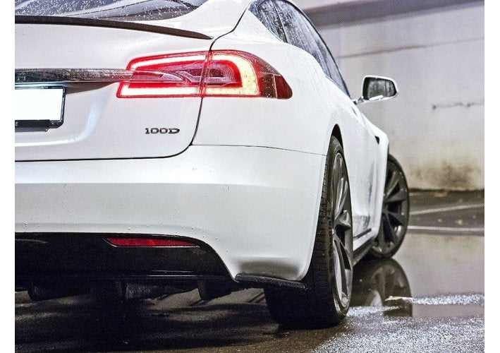 Heck Ansatz Flaps Diffusor für Tesla Model S Facelift Maxton Design