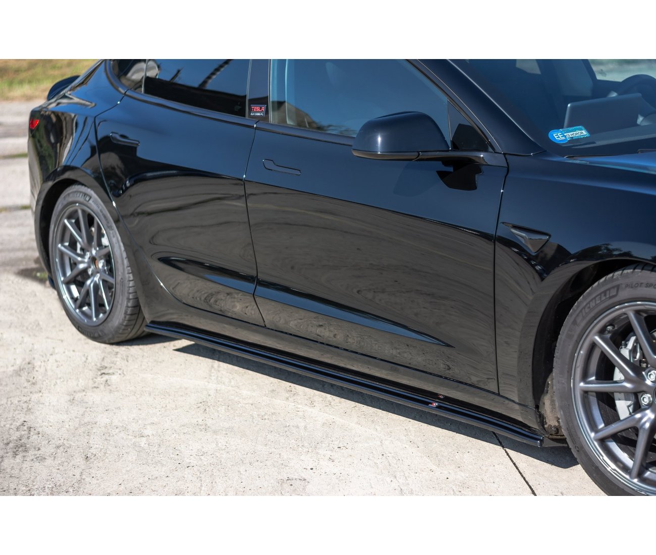 Seitenschweller Ansatz Cup Leisten für Tesla Model 3 Maxton Design